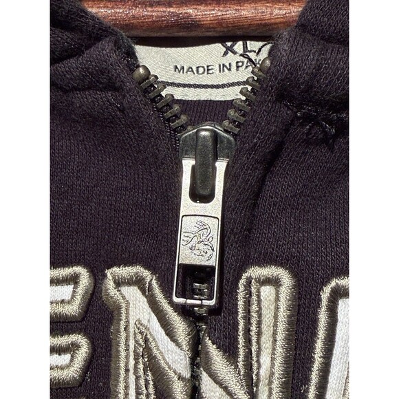 Vintage Y2K Legendary Whitetails Sweatshirt Adult XL Black Full Zip Hoodie Camo - Picture 8 of 13